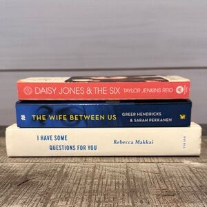 Set of 3 Fiction Books - Daisy Jones and the Six, The Wife Between Us, + more